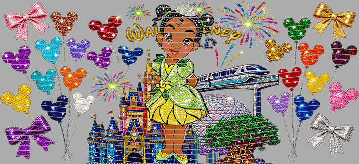 16oz Disney style-D-3524